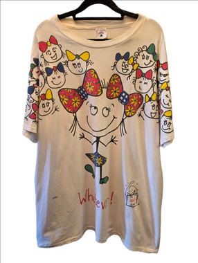 Vintage The Head Said Whatever! Graphic T-Shirt XL Delta 90s Y2K Art Tee